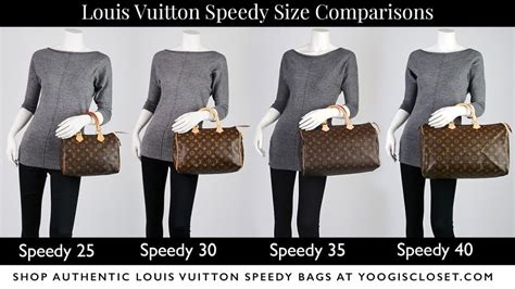 lv speedy sizes.